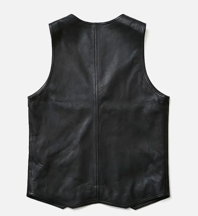 Men’s Asphalt Ace Leather Vest.