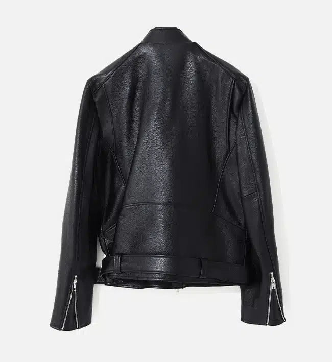 Men’s Black Rider Leather Jacket.