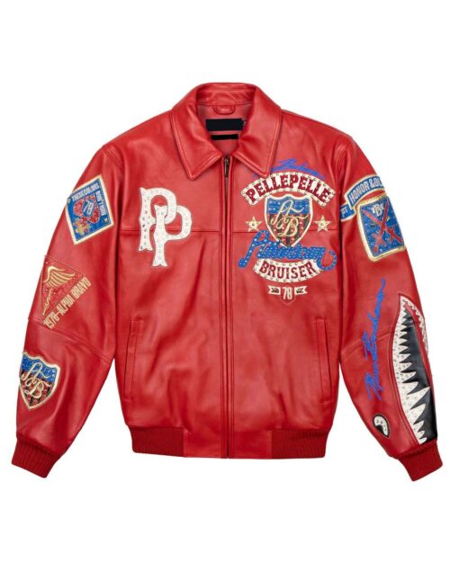 Pelle Pelle American Bruiser Leather Varsity Jacket