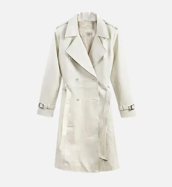 Women’s White Leather Coat – Chic, Modern & Timeless Outerwear