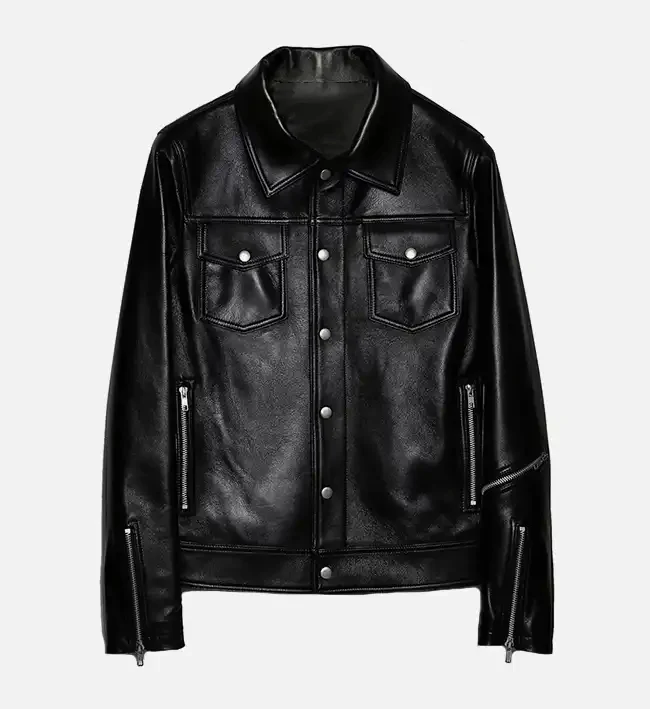 Women’s Zipper Biker Black Jacket – Classic Design with a Modern Twist